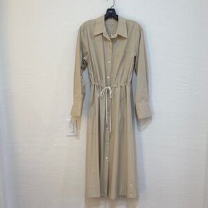 Rails Beige Long Sleeve Dress